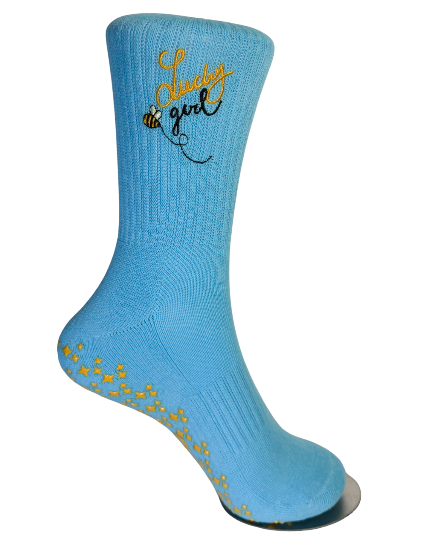 Lucky Girl Grip Sock🐝