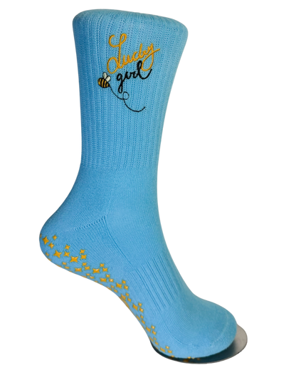 Lucky Girl Grip Sock🐝
