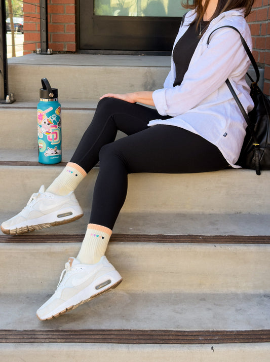 Love Notes Grip Socks 💛