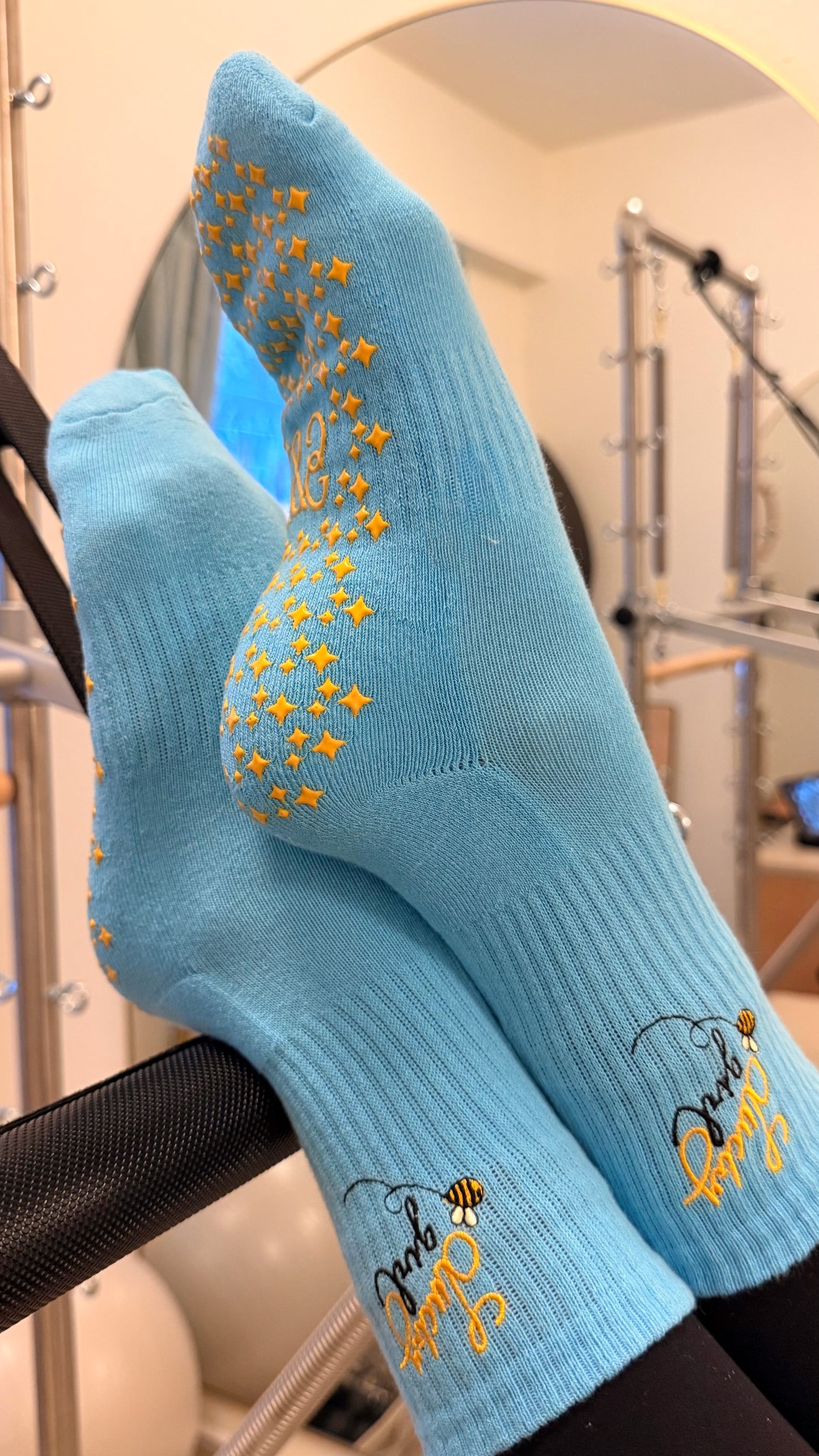 Lucky Girl Grip Sock🐝