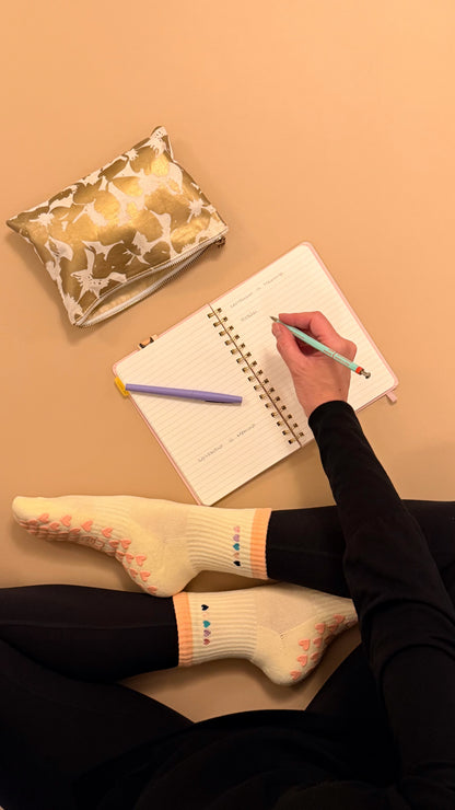 Love Notes Grip Socks 💛